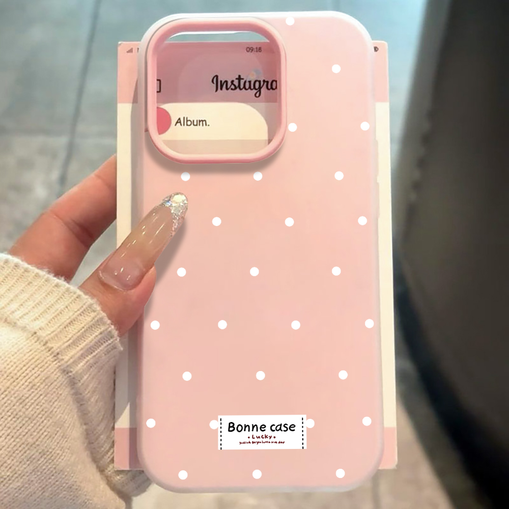 Samsung Galaxy A55 - Capa Antipoeira INS com Bolinhas Francesas