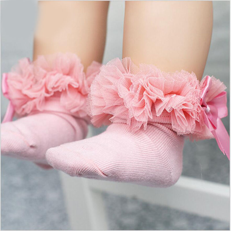 Baby Sock Oximeter - Floral bebê joelho meias altas tornozelo
