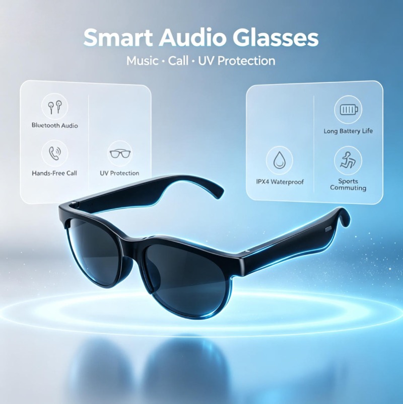Óculos de Sol Inteligentes com - Smart Glasses Lens avaliação e preço